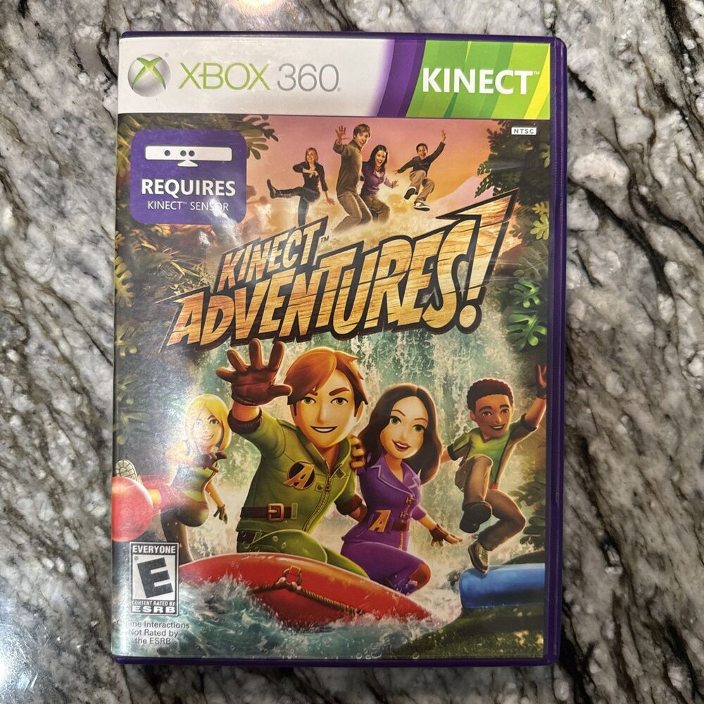 XBox 360 Kinect Adventures w/Manual Untested